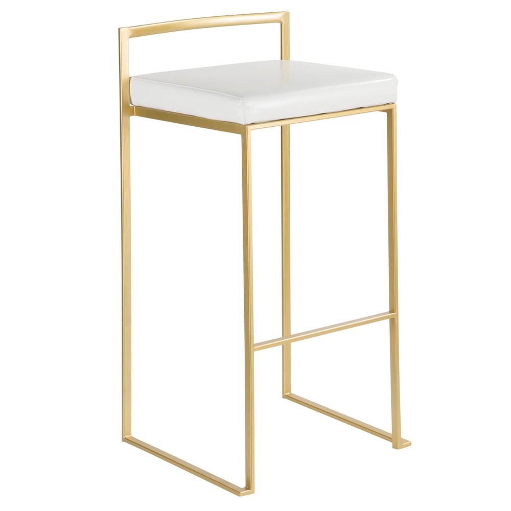 Fuji Stacker 30" Fixed-Height Barstool - Set of 3. Picture 2