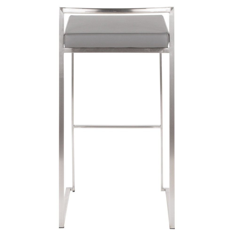 Fuji Stacker 30" Fixed-Height Barstool - Set of 3. Picture 5