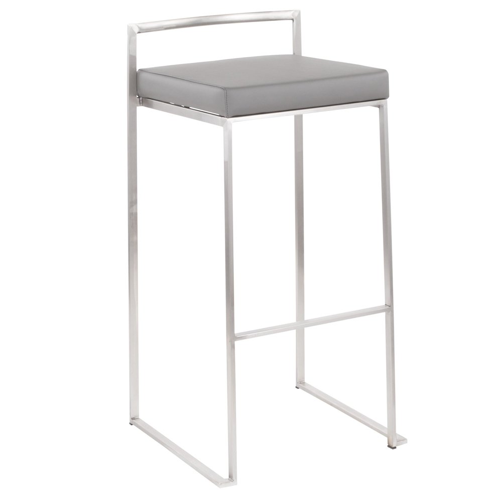 Fuji Stacker 30" Fixed-Height Barstool - Set of 3. Picture 2