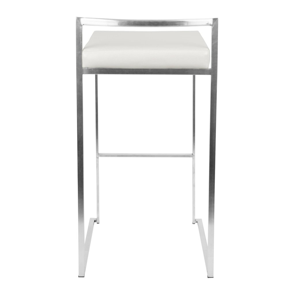Fuji Stacker 30" Fixed-Height Barstool - Set of 3. Picture 5