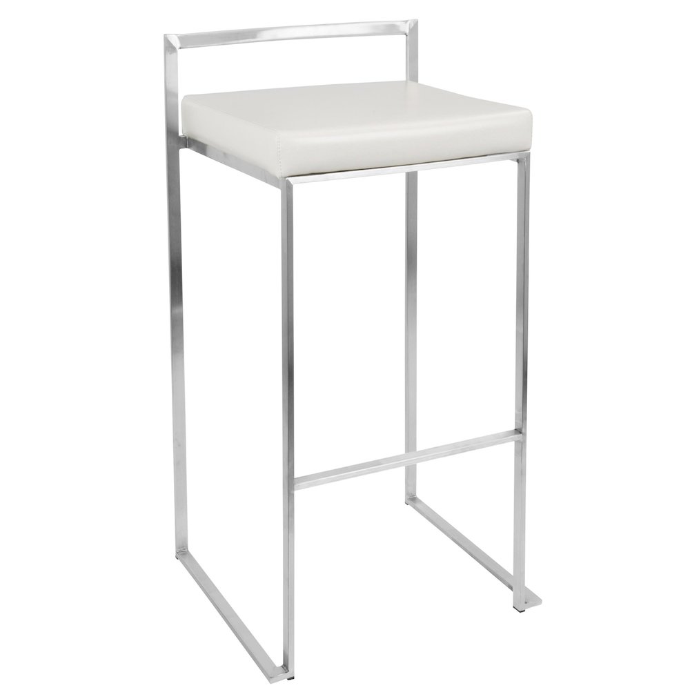 Fuji Stacker 30" Fixed-Height Barstool - Set of 3. Picture 2