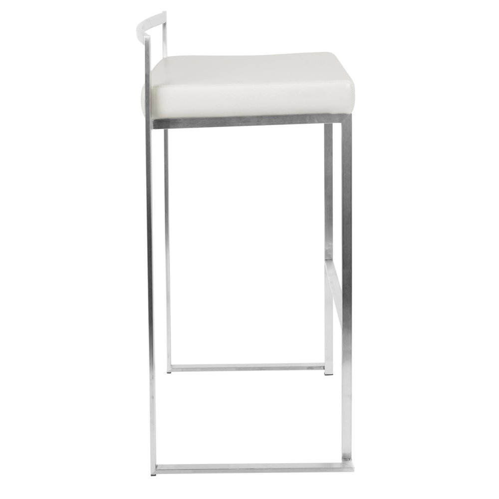 Fuji Stacker 30" Fixed-Height Barstool - Set of 3. Picture 3