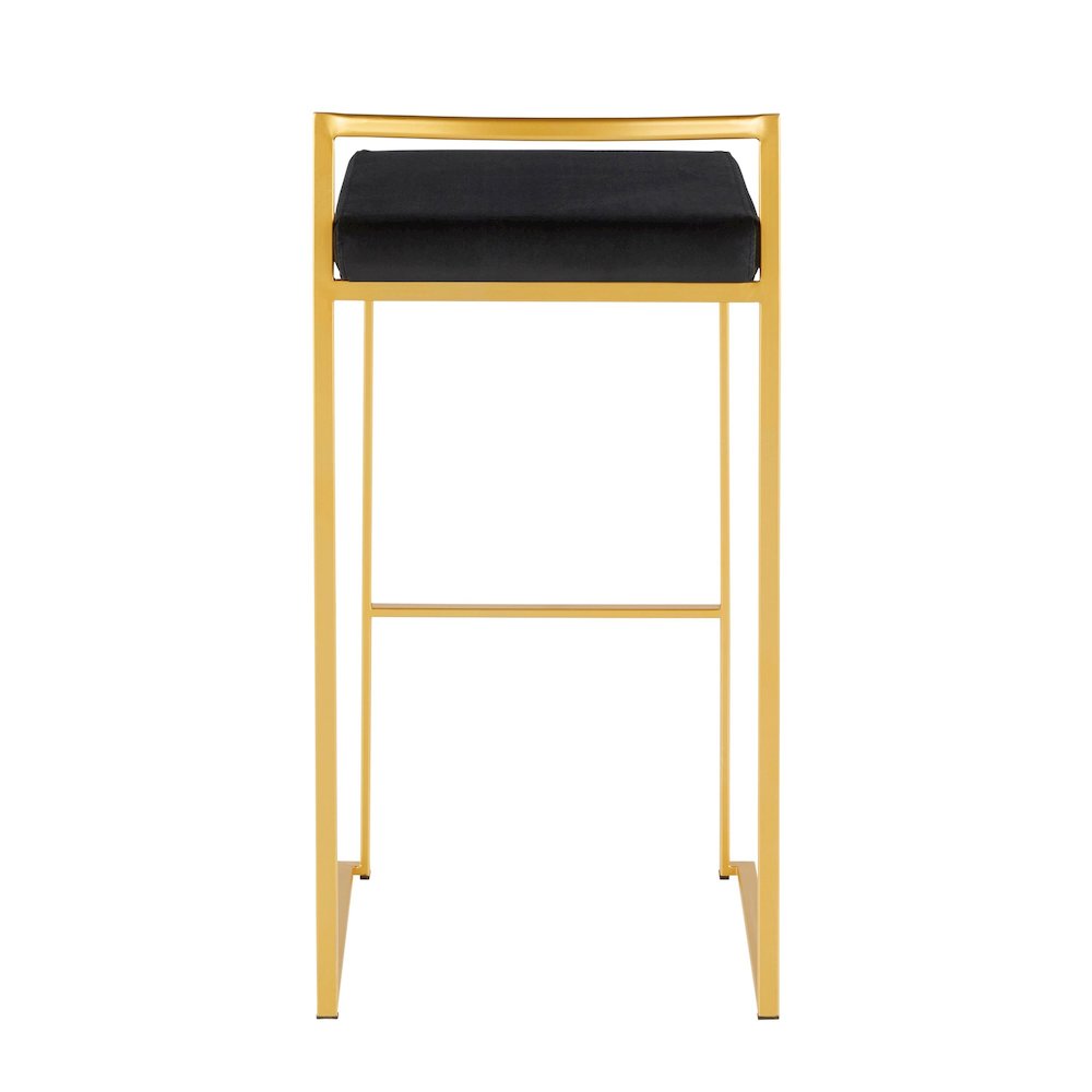 Fuji Stacker 30" Fixed-Height Barstool - Set of 3. Picture 5