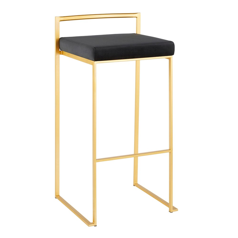 Fuji Stacker 30" Fixed-Height Barstool - Set of 3. Picture 2