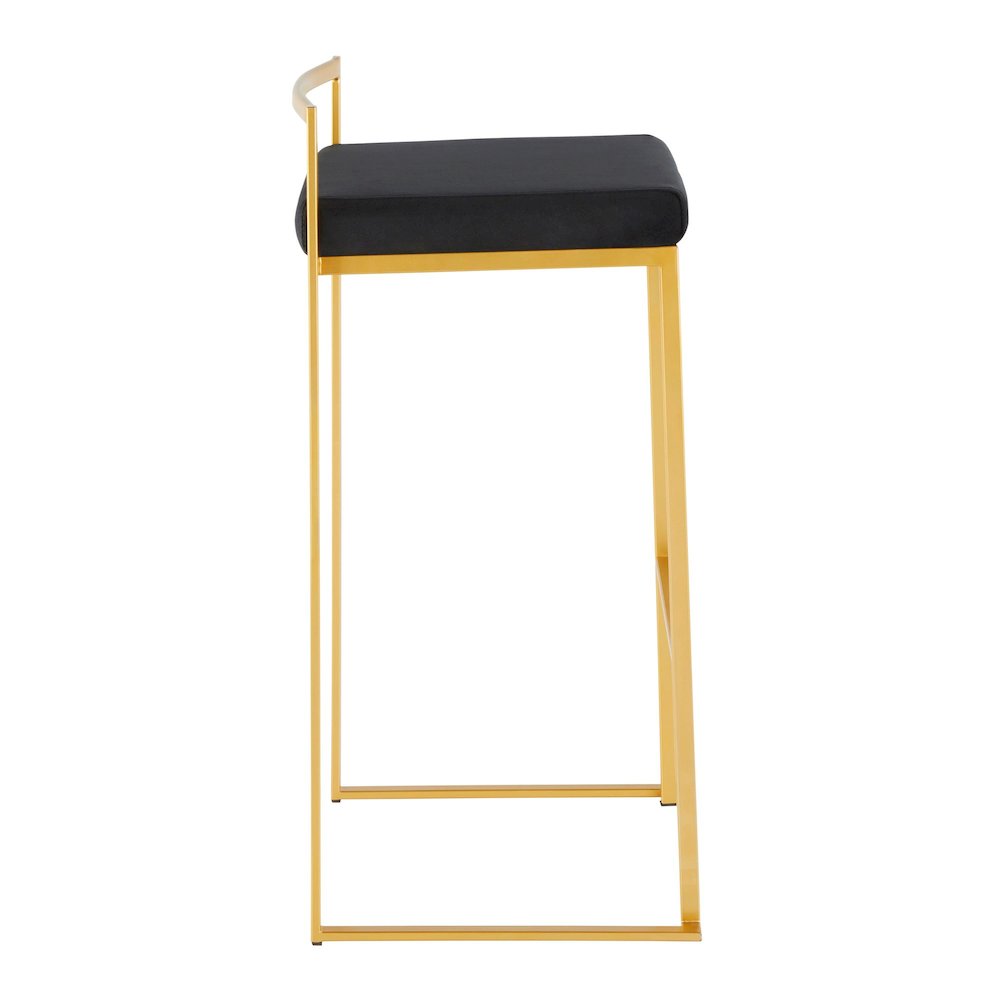 Fuji Stacker 30" Fixed-Height Barstool - Set of 3. Picture 3