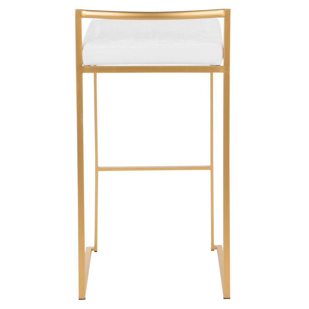 Fuji Stacker 30" Fixed-Height Barstool - Set of 3. Picture 5