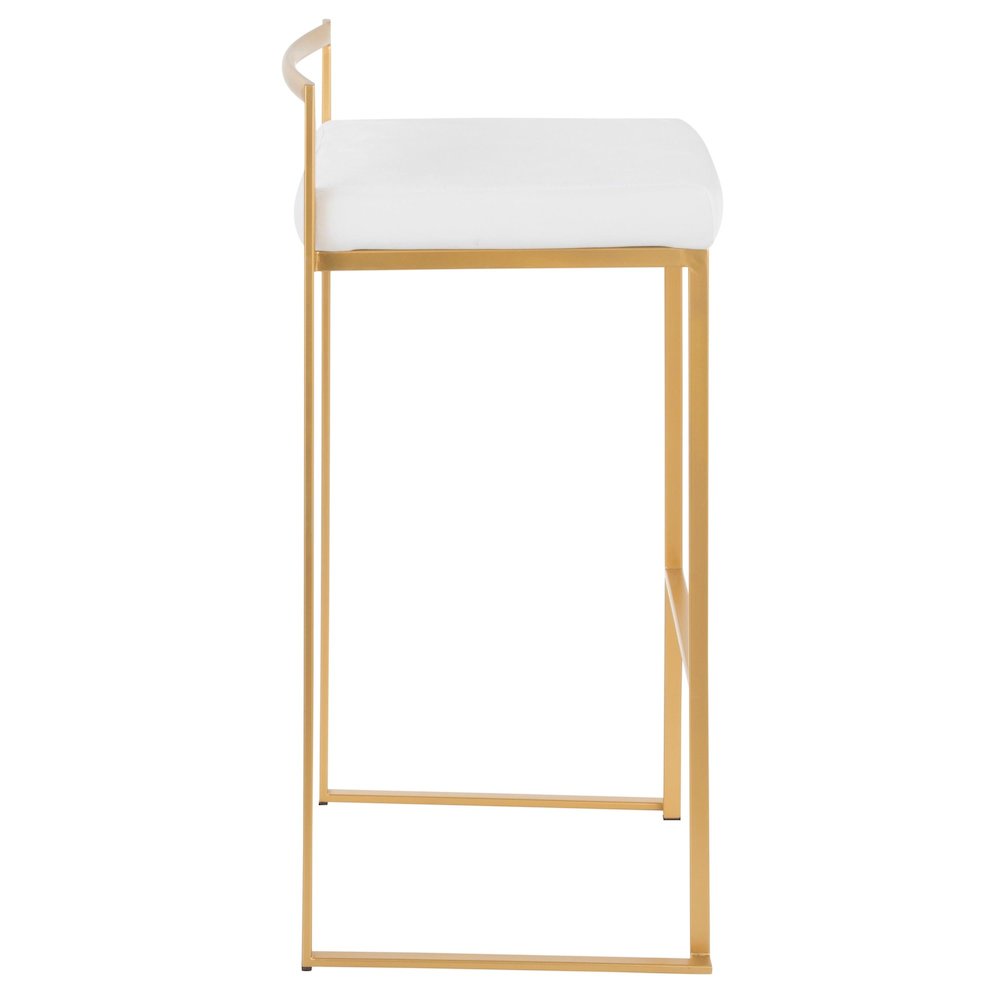 Fuji Stacker 30" Fixed-Height Barstool - Set of 3. Picture 3