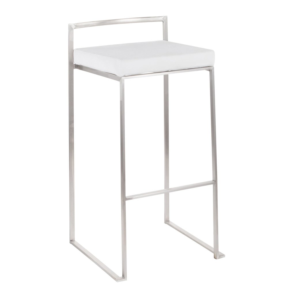 Fuji Stacker 30" Fixed-Height Barstool - Set of 3. Picture 2