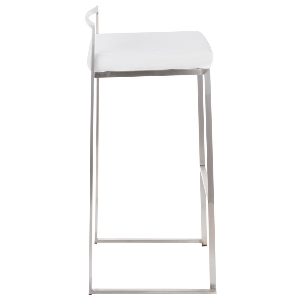 Fuji Stacker 30" Fixed-Height Barstool - Set of 3. Picture 3