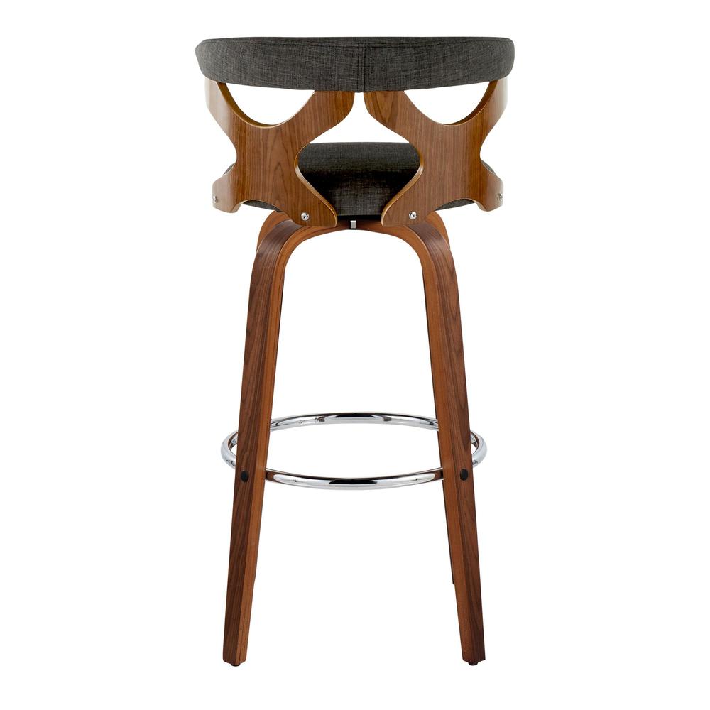 Grey Gardenia 30" Fixed-Height Barstool - Set of 2. Picture 5