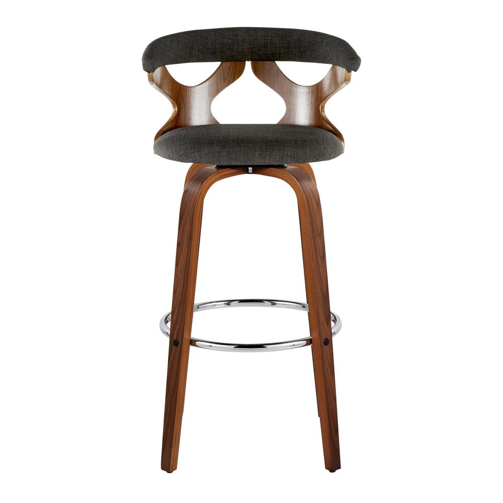 Grey Gardenia 30" Fixed-Height Barstool - Set of 2. Picture 6