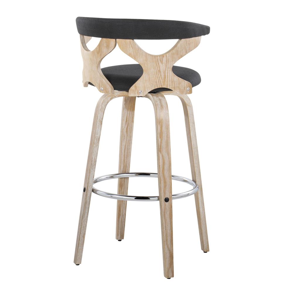 Multi Gardenia 30" Fixed-Height Barstool - Set of 2. Picture 4