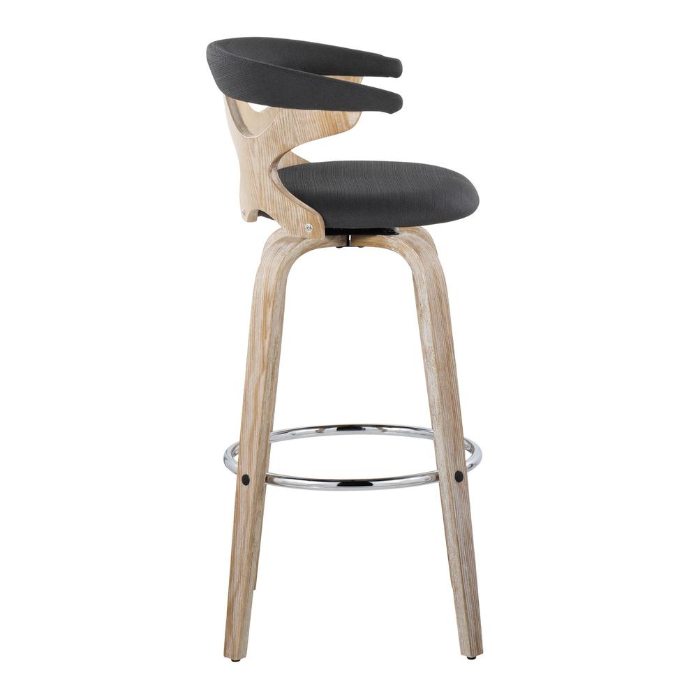 Multi Gardenia 30" Fixed-Height Barstool - Set of 2. Picture 3