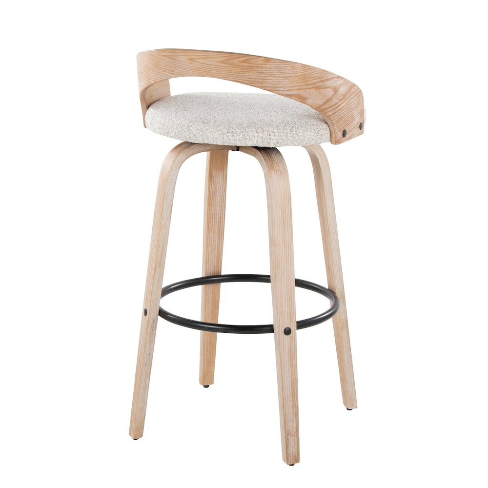 Grotto 30" Fixed-Height Barstool - Set of 2. Picture 4