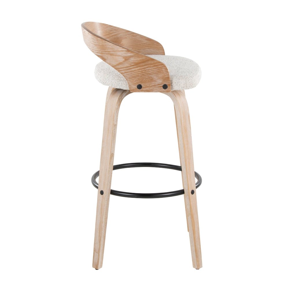 Grotto 30" Fixed-Height Barstool - Set of 2. Picture 3