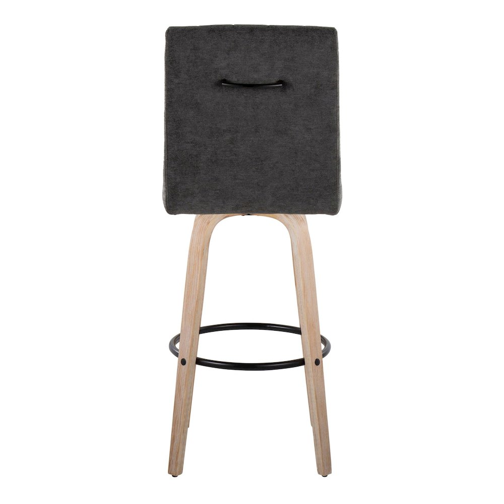 Hank 30" Fixed-Height Barstool - Set of  2. Picture 5