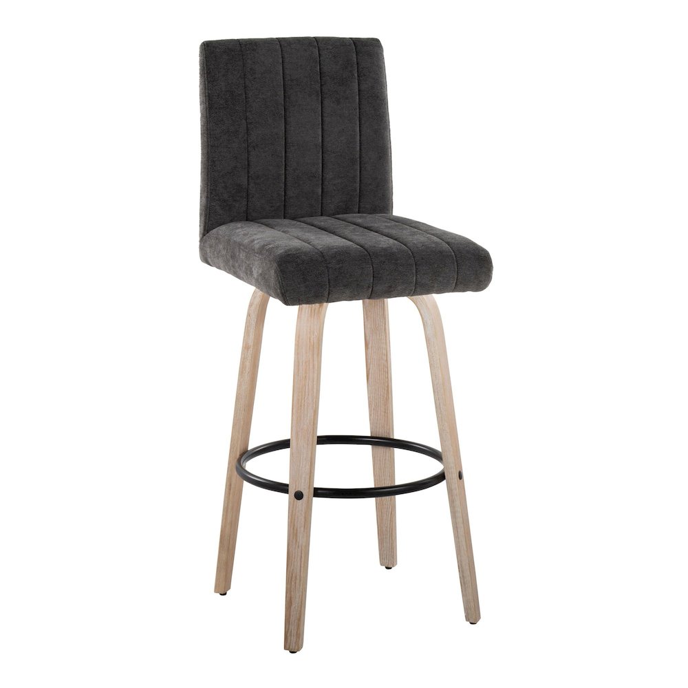 Hank 30" Fixed-Height Barstool - Set of  2. Picture 2