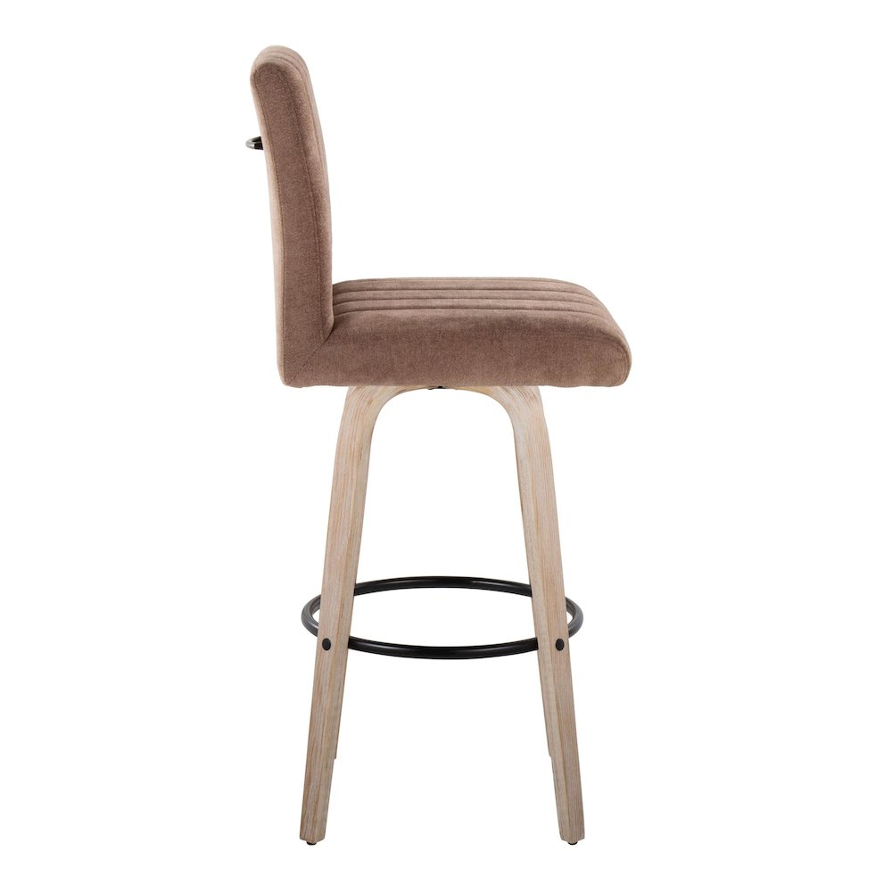 Hank 30" Fixed-Height Barstool - Set of  2. Picture 3
