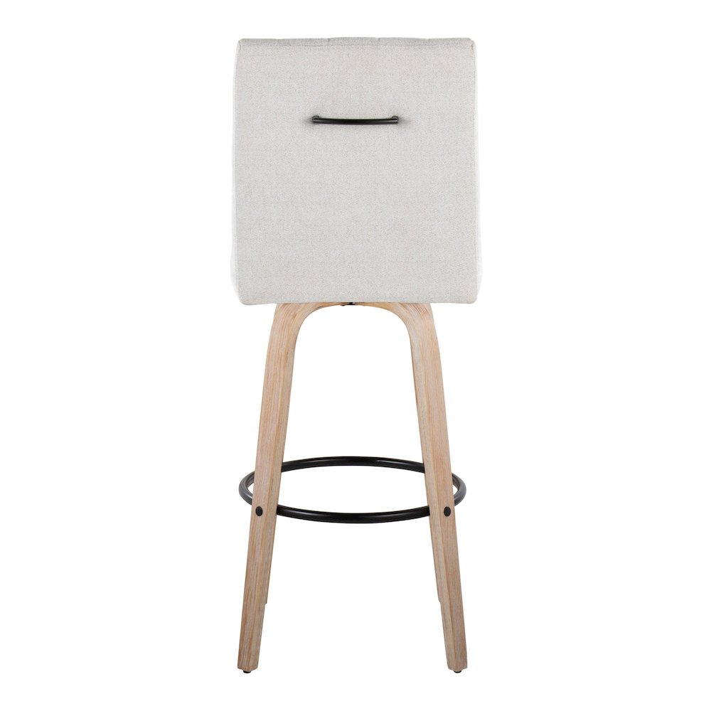 Hank 30" Fixed-Height Barstool - Set of  2. Picture 5