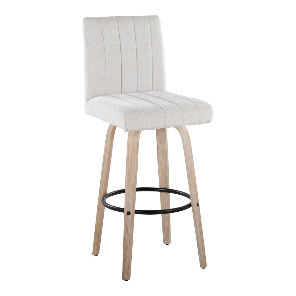 Hank 30" Fixed-Height Barstool - Set of  2. Picture 2