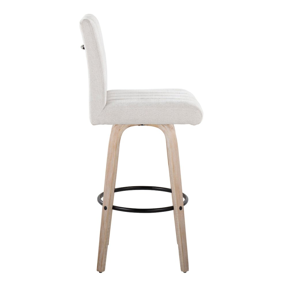 Hank 30" Fixed-Height Barstool - Set of  2. Picture 3