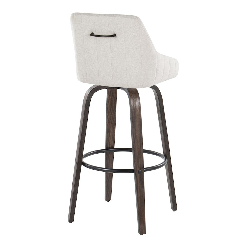 Hannah 30" Fixed-Height Barstool - Set of 2. Picture 4