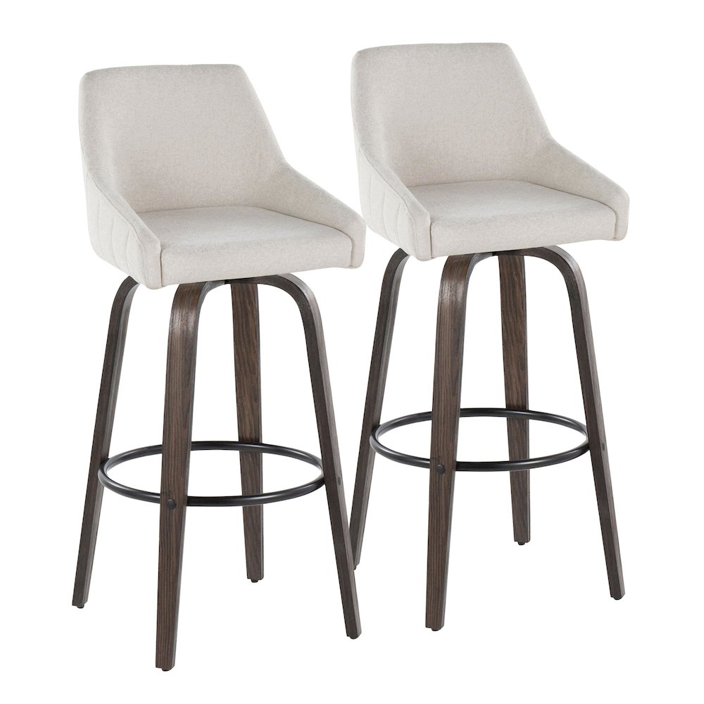 Hannah 30" Fixed-Height Barstool - Set of 2. Picture 1