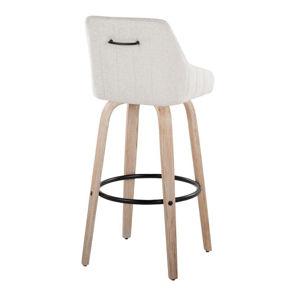 Hannah 30" Fixed-Height Barstool - Set of 2. Picture 4