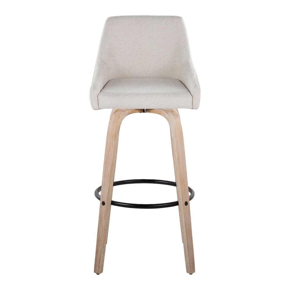 Hannah 30" Fixed-Height Barstool - Set of 2. Picture 6