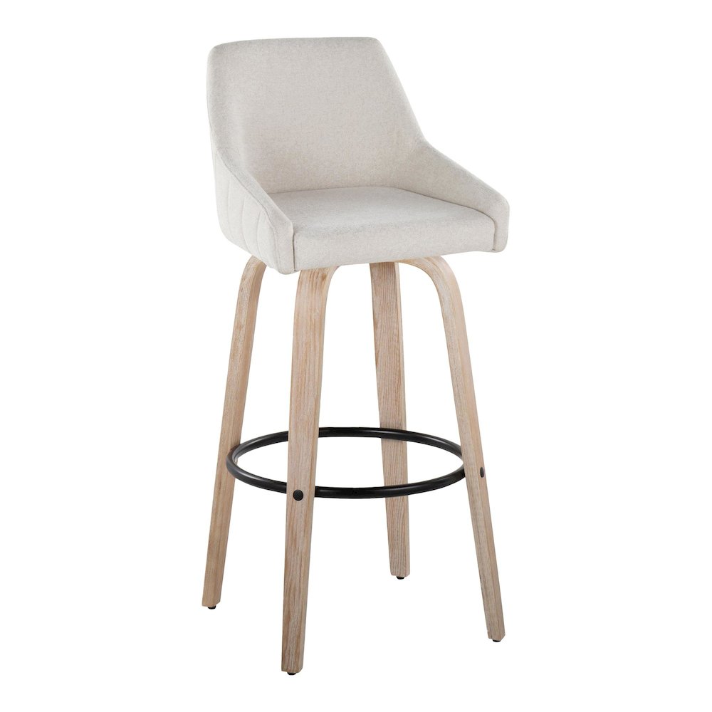 Hannah 30" Fixed-Height Barstool - Set of 2. Picture 2