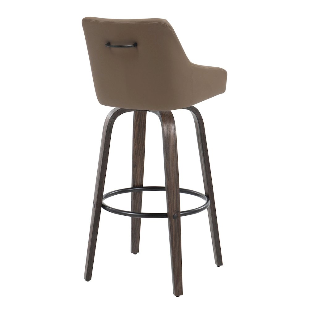 Hannah 30" Fixed-Height Barstool - Set of 2. Picture 4