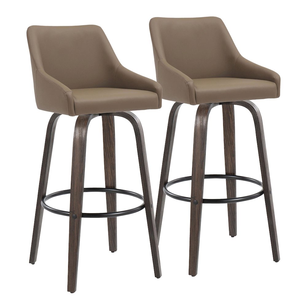 Hannah 30" Fixed-Height Barstool - Set of 2. Picture 1