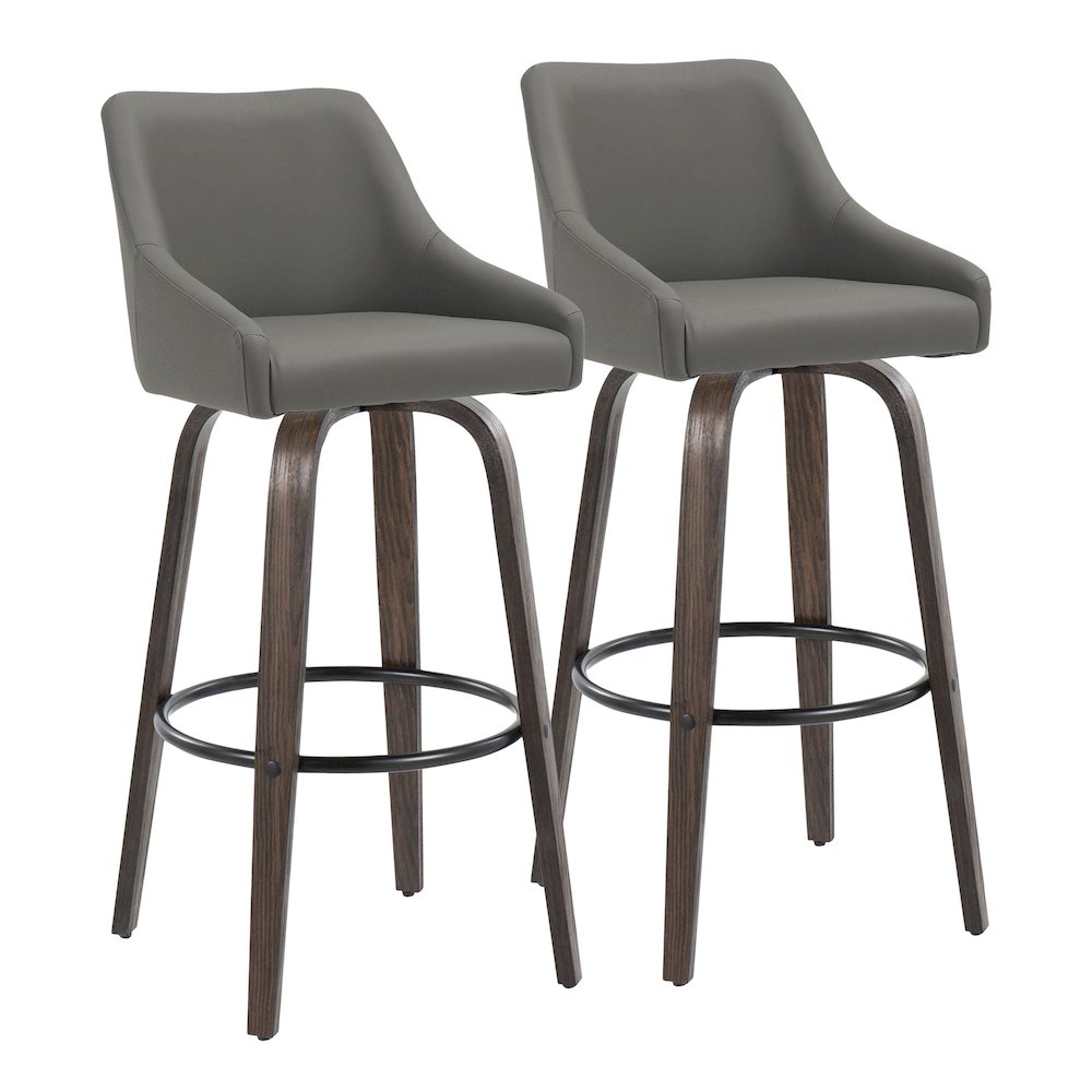 Hannah 30" Fixed-Height Barstool - Set of 2. Picture 1