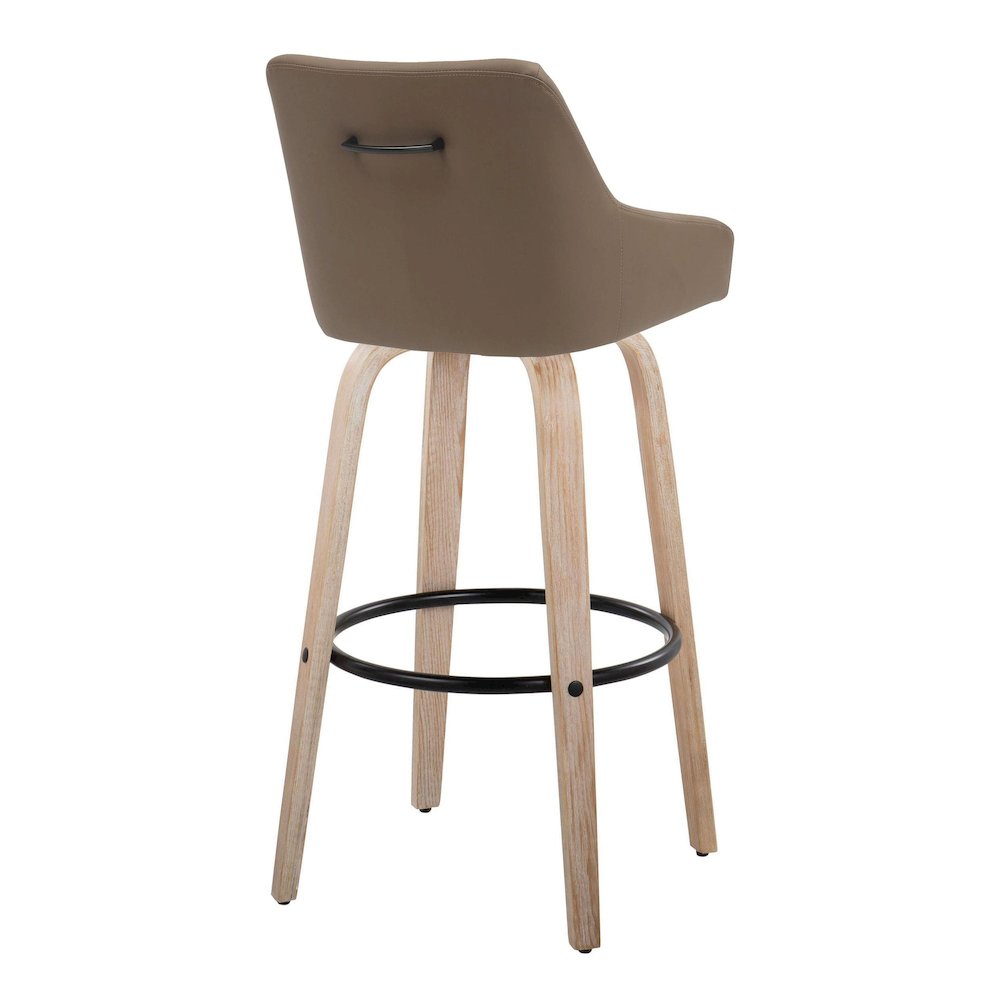 Hannah 30" Fixed-Height Barstool - Set of 2. Picture 4