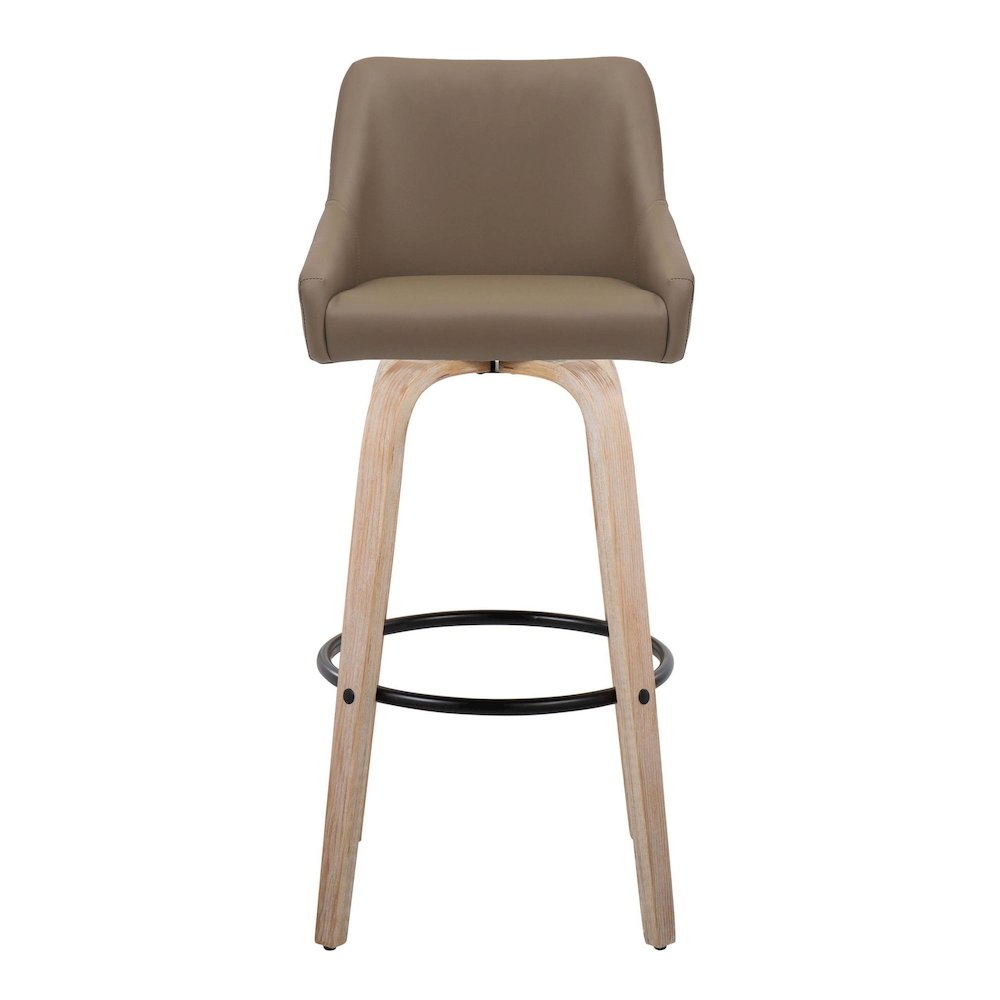 Hannah 30" Fixed-Height Barstool - Set of 2. Picture 6