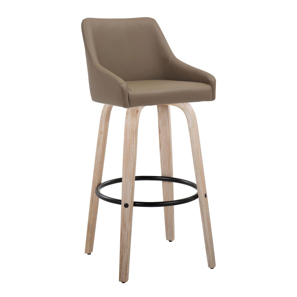 Hannah 30" Fixed-Height Barstool - Set of 2. Picture 2