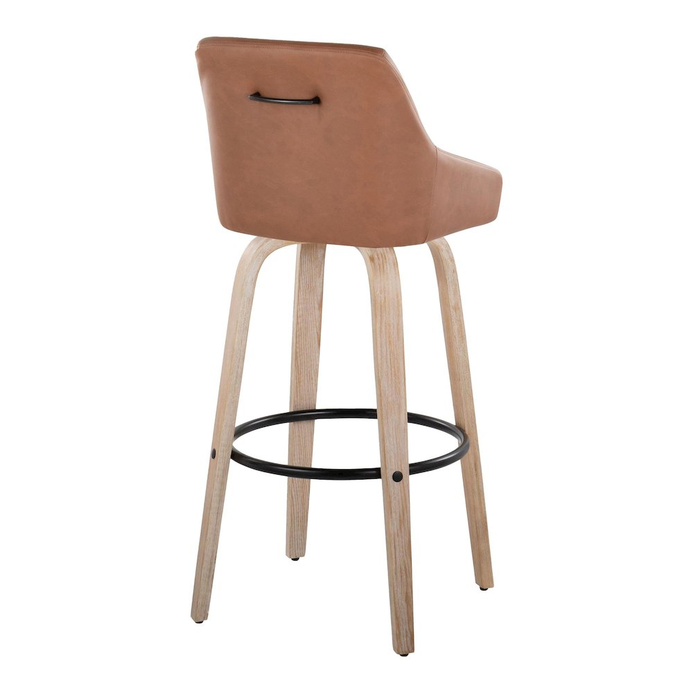 Hannah 30" Fixed-Height Barstool - Set of 2. Picture 4