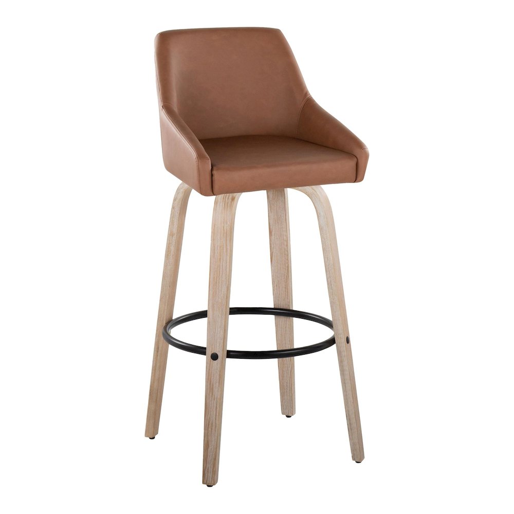 Hannah 30" Fixed-Height Barstool - Set of 2. Picture 2