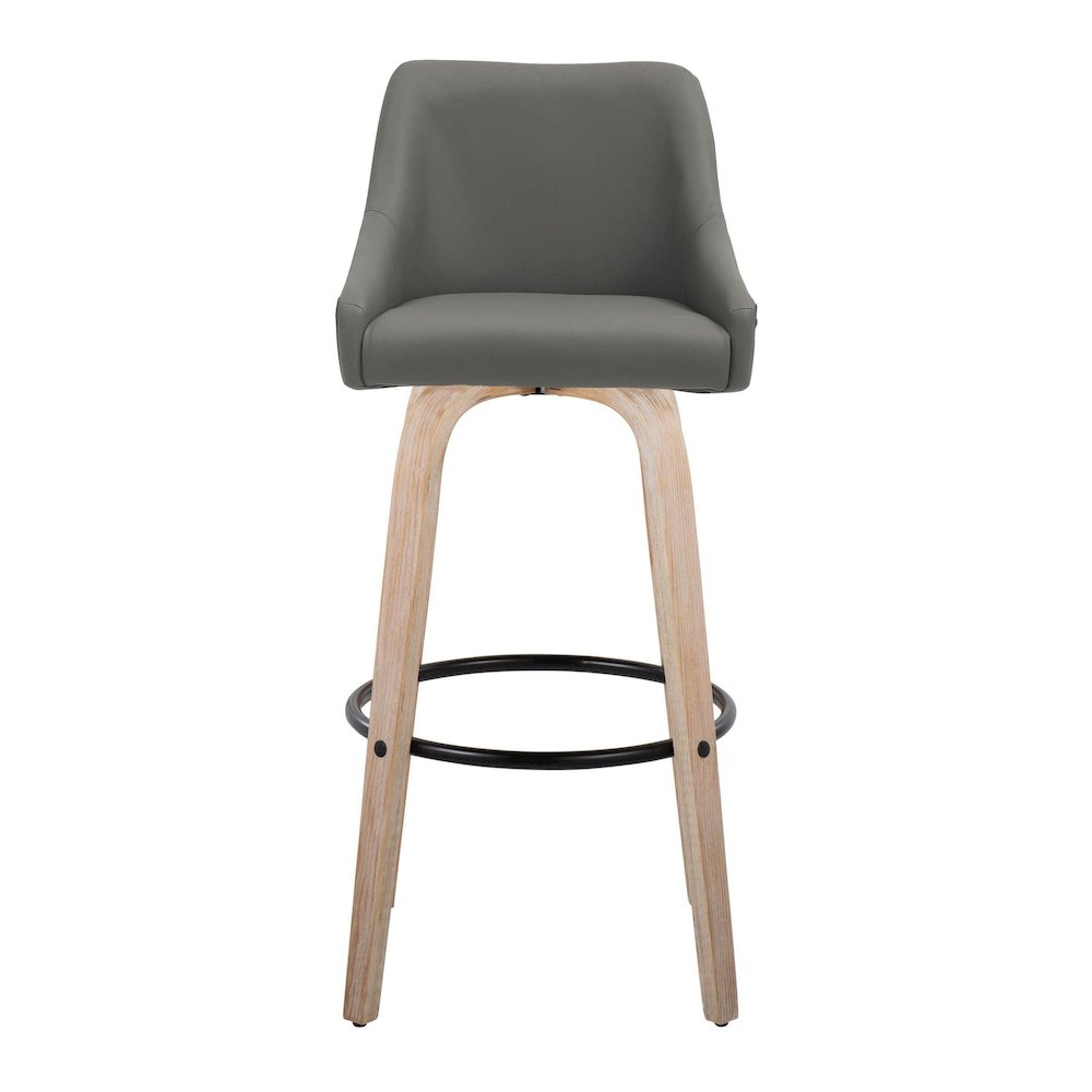 Hannah 30" Fixed-Height Barstool - Set of 2. Picture 6