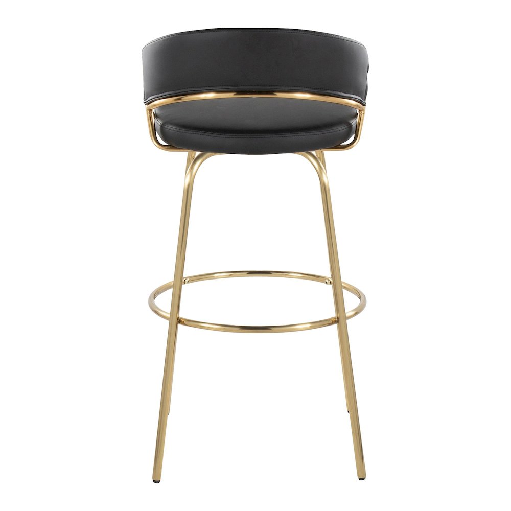 Jie 30" Fixed-Height Barstool - Set of 2. Picture 5