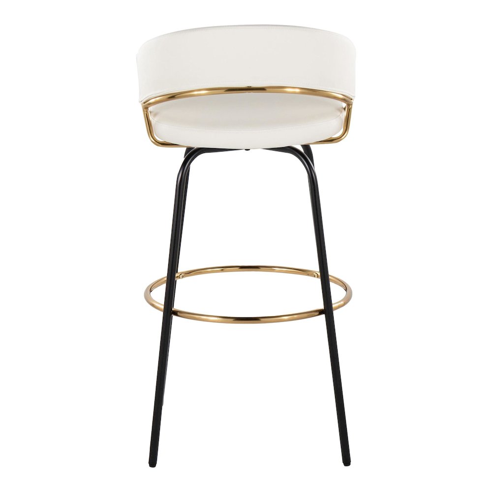 Jie 30" Fixed-Height Barstool - Set of 2. Picture 5