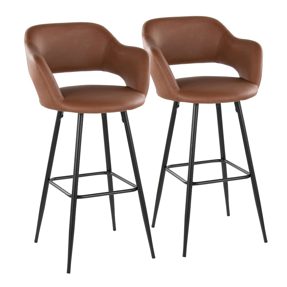 Margarite 30" Fixed-Height Barstool - Set of 2. Picture 1