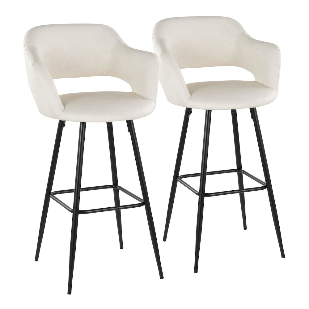 Margarite 30" Fixed-Height Barstool - Set of 2. Picture 1