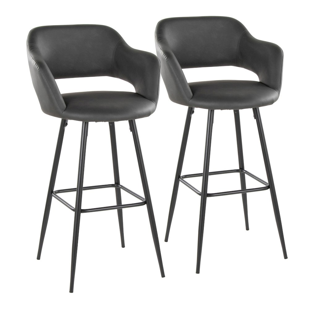 Margarite 30" Fixed-Height Barstool - Set of 2. Picture 1