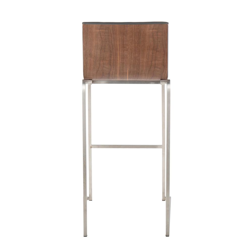 Grey Mason Mara 30" Fixed-Height Barstool - Set of 2. Picture 5