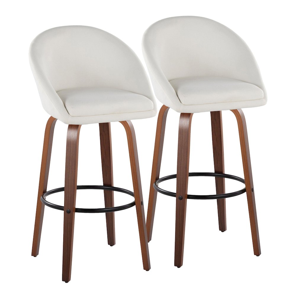 Matisse Highback 30" Fixed-Height Barstool - Set of 2. Picture 1