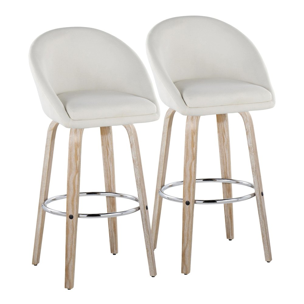Matisse Highback 30" Fixed-Height Barstool - Set of 2. Picture 1