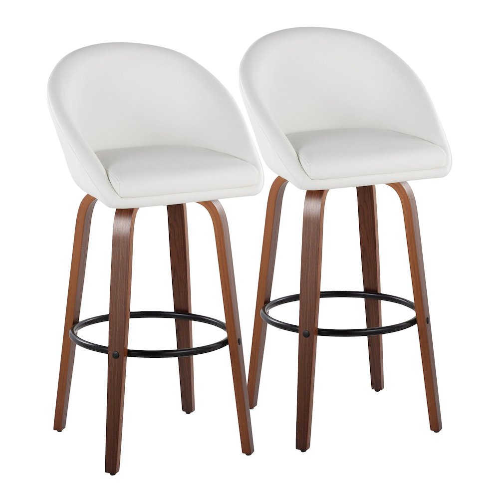 Matisse Highback 30" Fixed-Height Barstool - Set of 2. Picture 1