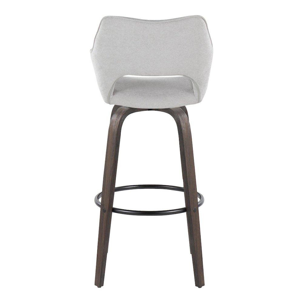 Mustang 30" Fixed-Height Barstool - Set of 2. Picture 5