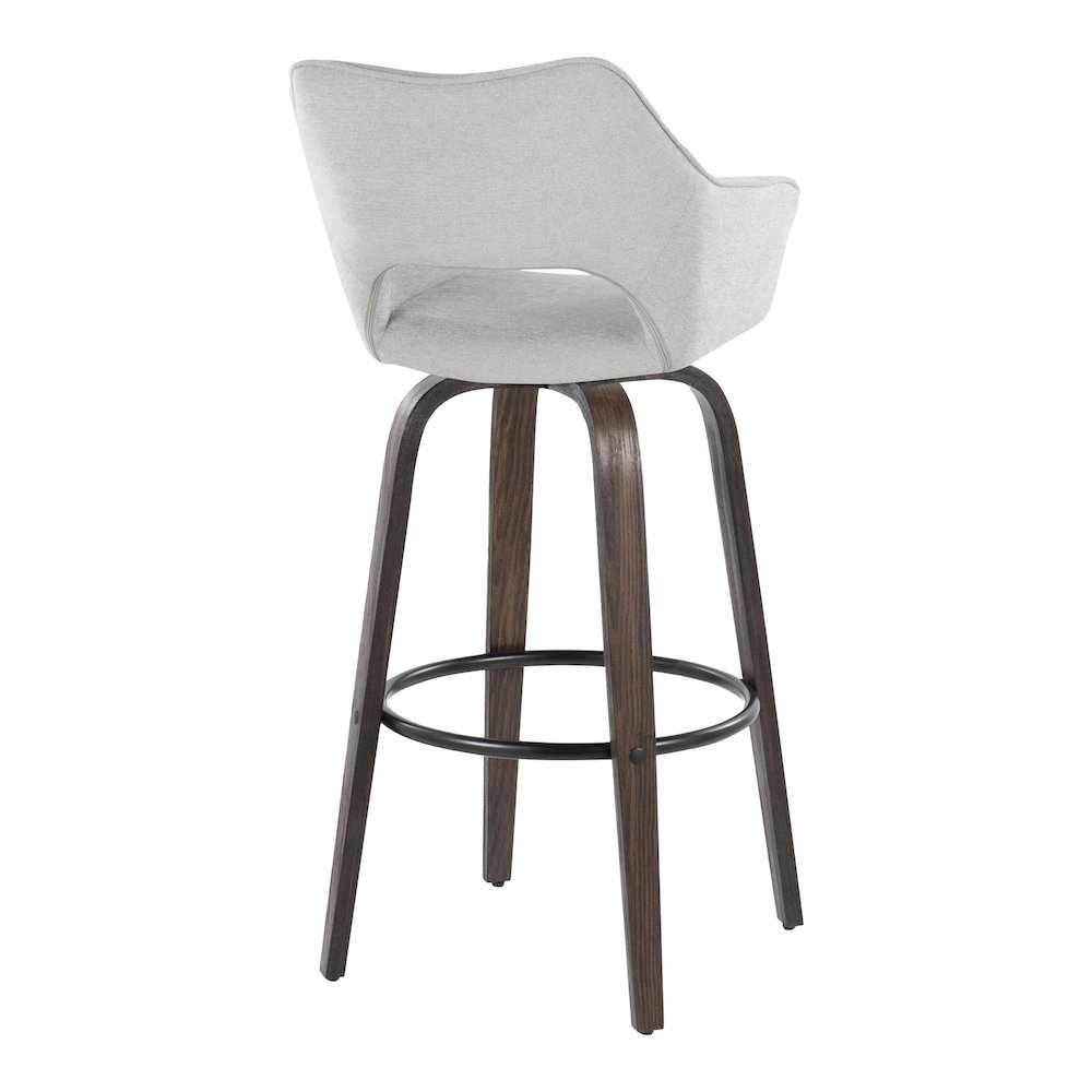Mustang 30" Fixed-Height Barstool - Set of 2. Picture 4